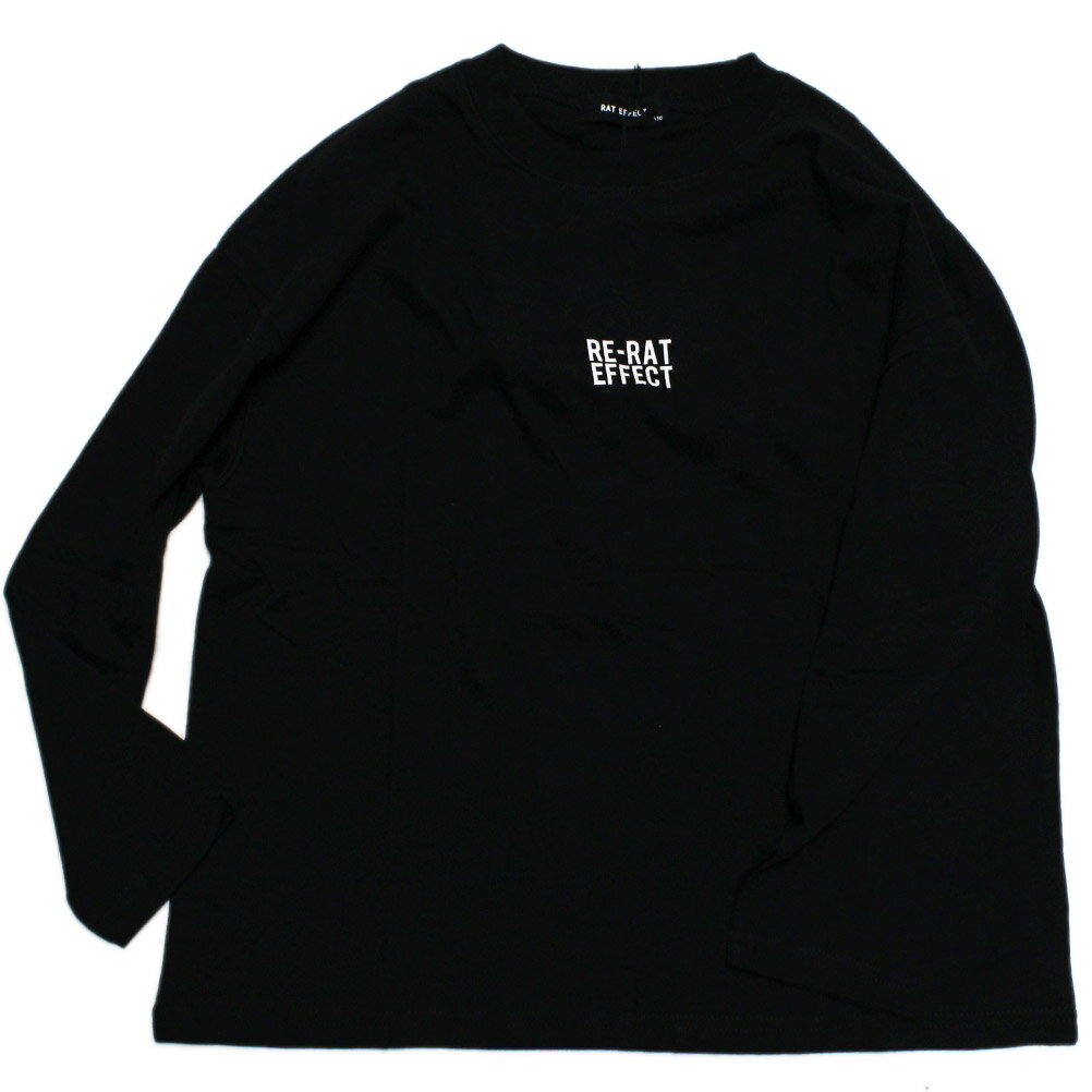 樂天商城 - 【RAT EFFECT ラットエフェクト 子供服 ジュニア】 ネオンプリント　ロングTシャツ ブラック