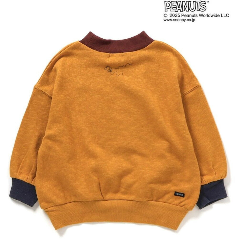 【F.O.KIDS/エフオー/アメカジ/エフオーキッズ/子供服】 セール 【50%OFF】 PEANUT 2柄トレーナー イエロー(YE)