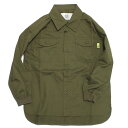 【子供服/makeyourday/ベビー/メイクユアデイ/キッズ/ジュニア】 セール 【30%OFF】 ミリタリーシャツ カーキ(KK)