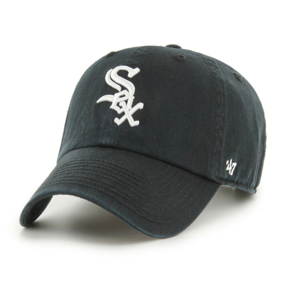 樂天商城 - 【’47/フォーティーセブン/帽子/キャップ】 ’47 CLEAN UP WHITE SOX CAP ブラック