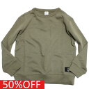 【ZERO standard/子供服/ゼロスタンダード】 セール 【50%OFF】 裏毛トレーナー カーキ(KH)(4)