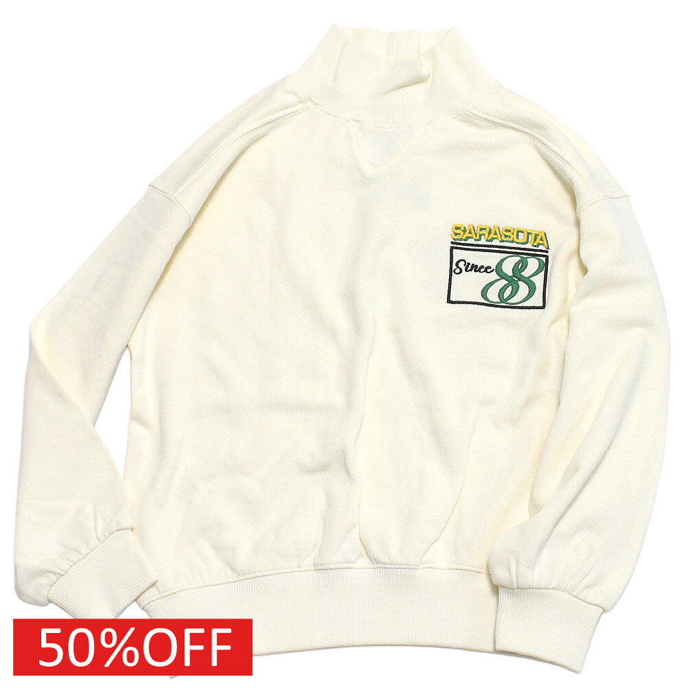 樂天商城 - 【ocean＆ground/オーシャンアンドグラウンド/子供服/ベビー/キッズ/ジュニア】 セール 【50%OFF】 ハイネックワイドスウェット キナリ(KN)