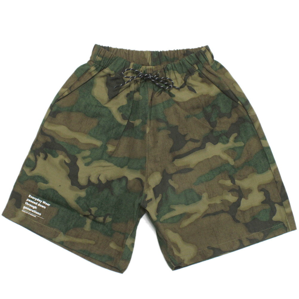 樂天商城 - 【子供服/ジュニアサイズ/Sons of standard/サンズオブスタンダード】 フォレストショーツ カモフラ1(91)