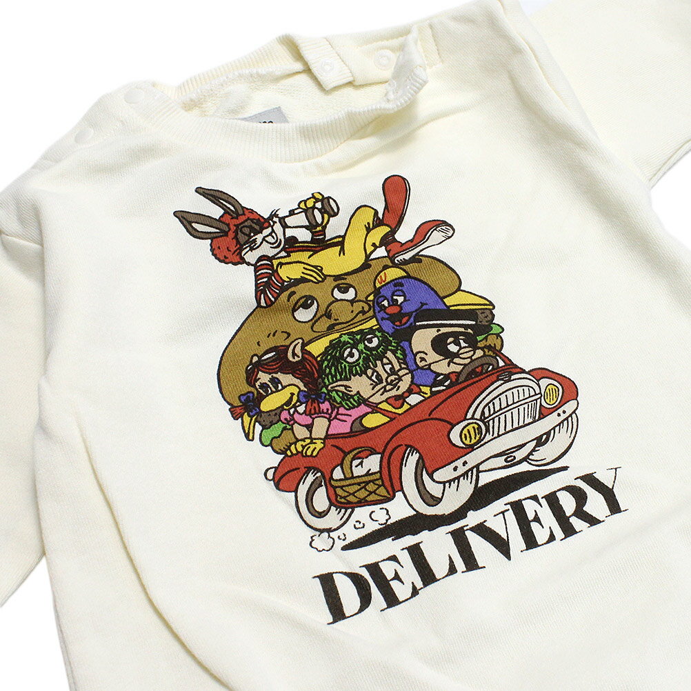 【ocean＆ground/オーシャンアンドグラウンド/子供服/ベビー/キッズ/ジュニア】 セール 【50%OFF】 STARS DELIVERYプリントロンパース キナリ(KN) 3