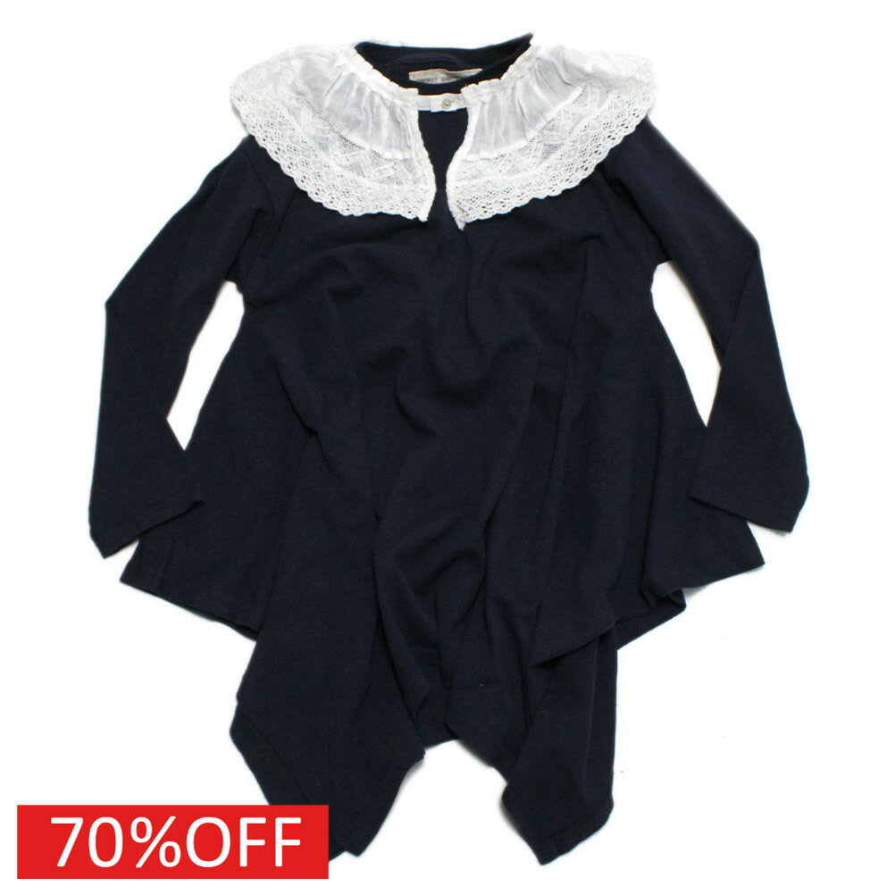 【ゴートゥーハリウッド GO TO HOLLYWOOD/子供服/親子】 セール 【50%OFF】 あす楽 イレギュラー ヘム TEE 4NV紺