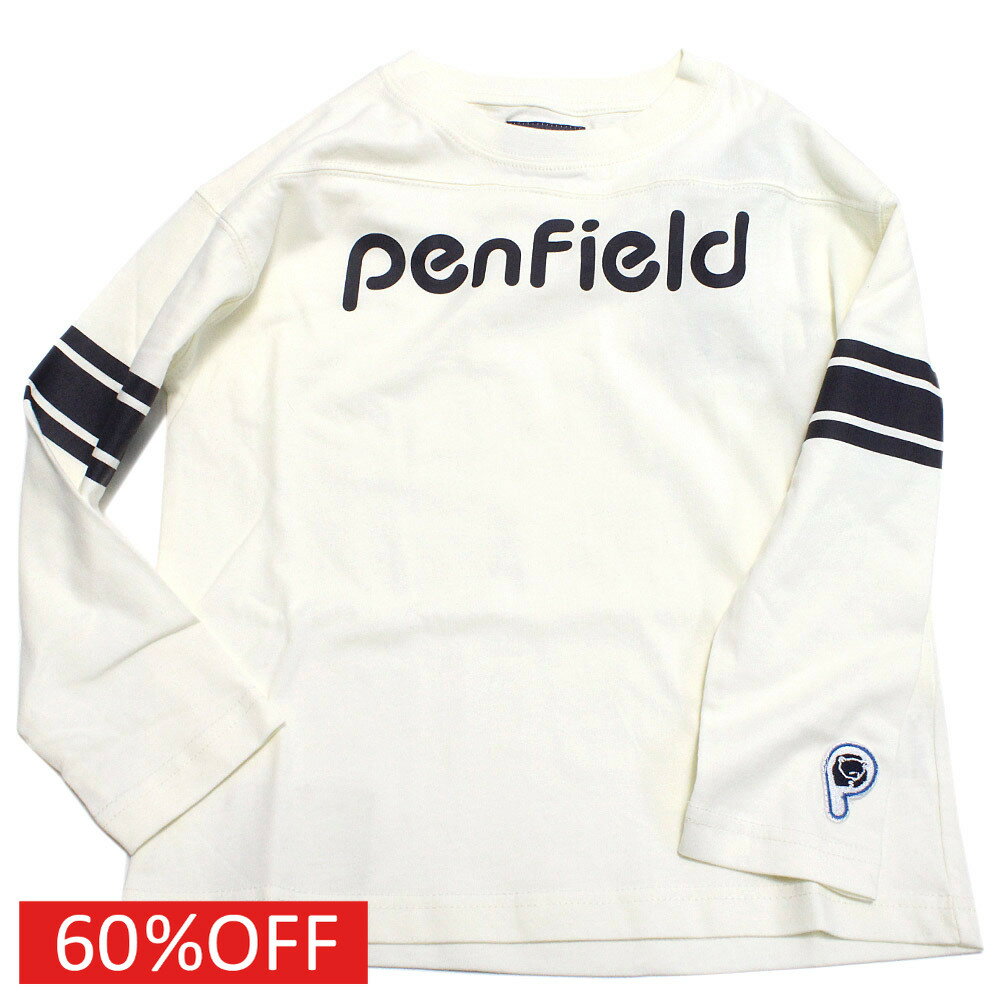 其它 - 【子供服/ミニマル/minimal/キッズ服/アウトドア/SDGs】 セール 【60%OFF】 【PENFIELD】【防汚】フットボールL/SL オフホワイト(03)