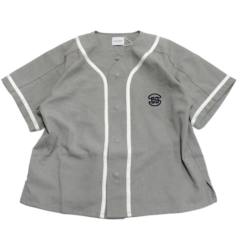  ポリエステル CANAPA BASEBALL シャツ 3GRグレー