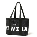【New Era メンズ キャップ 帽子 ニューエラ】 【GOLF】NE LOGO TOTE BAG MINI(6L) ブラック×ホワイト