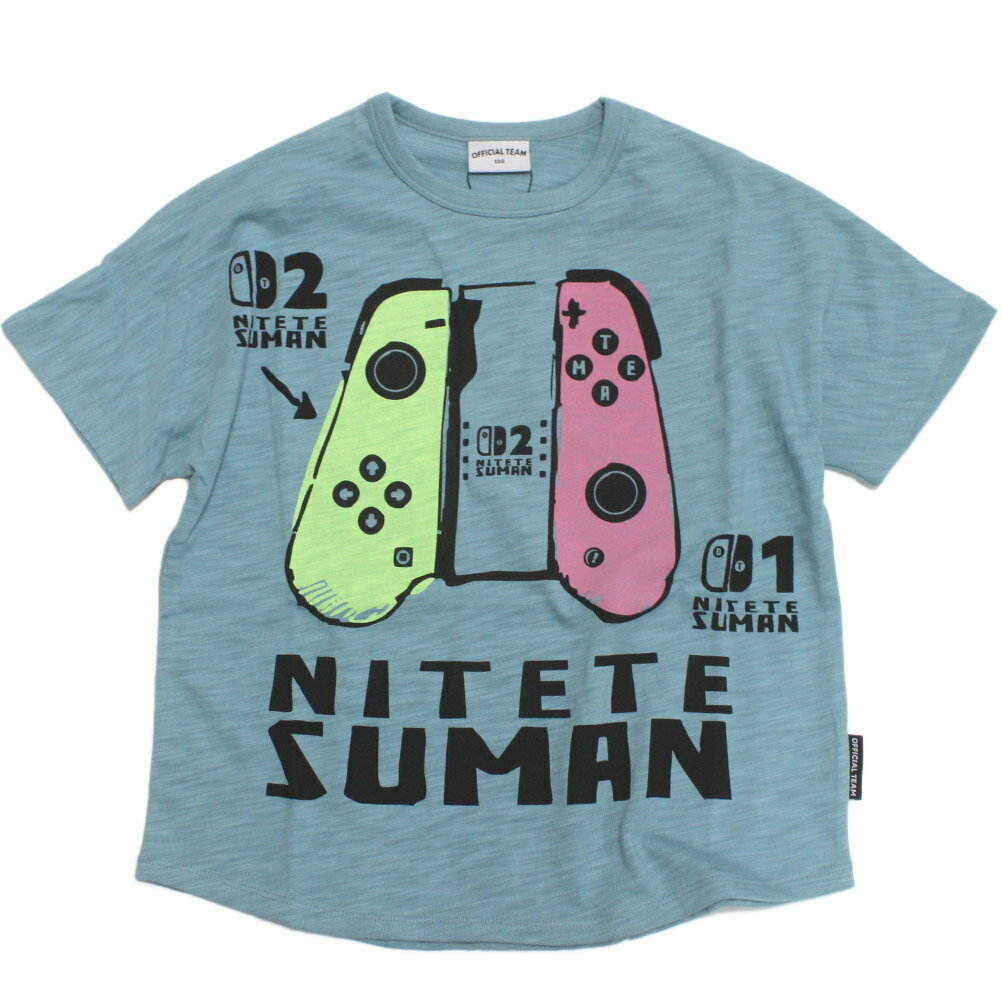 樂天商城 - 【オフィシャルチーム OFFICIALTEAM】 スラブ天竺 ニューゲームロゴTシャツ サックス