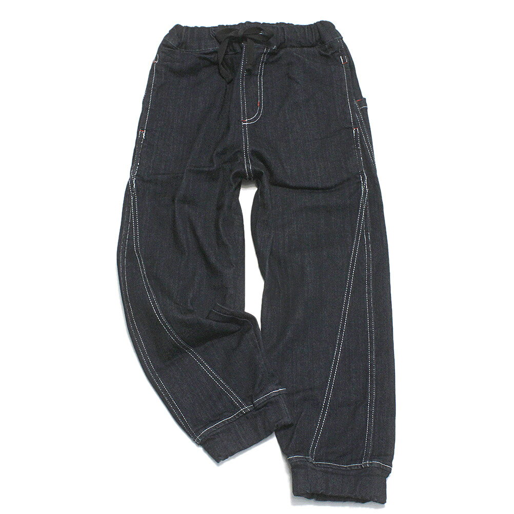 Long-Trousers, Trousers - 【オフィシャルチーム OFFICIALTEAM】 カットデニムスイッチングジョガーパンツ ネイビー