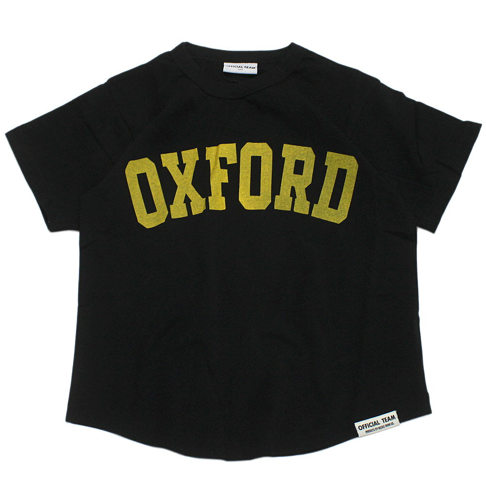 樂天商城 - 【オフィシャルチーム OFFICIALTEAM】 カレッジロゴTシャツ ブラック