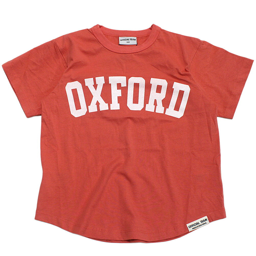 Rakuten - 【オフィシャルチーム OFFICIALTEAM】 カレッジロゴTシャツ レッド