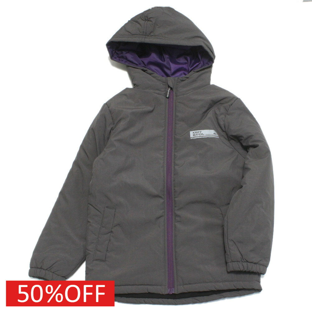 Rakuten - 【KRIFF MAYER/KRIFFMAYER KIDS/クリフメイヤー/ジュニア/キッズ/クリフメイヤーキッズ】 セール 【60%OFF】 中綿撥水マンパ チャコール(17)