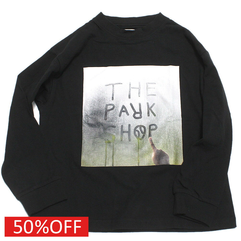 【子ども服/THE PARK SHOP/ザ・パークショップ/子供服/キッズ服】 セール 【50%OFF】 WINDOW PARK ロングスリーブTシャツ ブラック