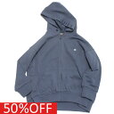 【フィス/FITH/子供服/親子/フィスベビー/FITH社】 セール 【50%OFF】 サラサラウラケ ZIP UP パーカー 14BLブルー