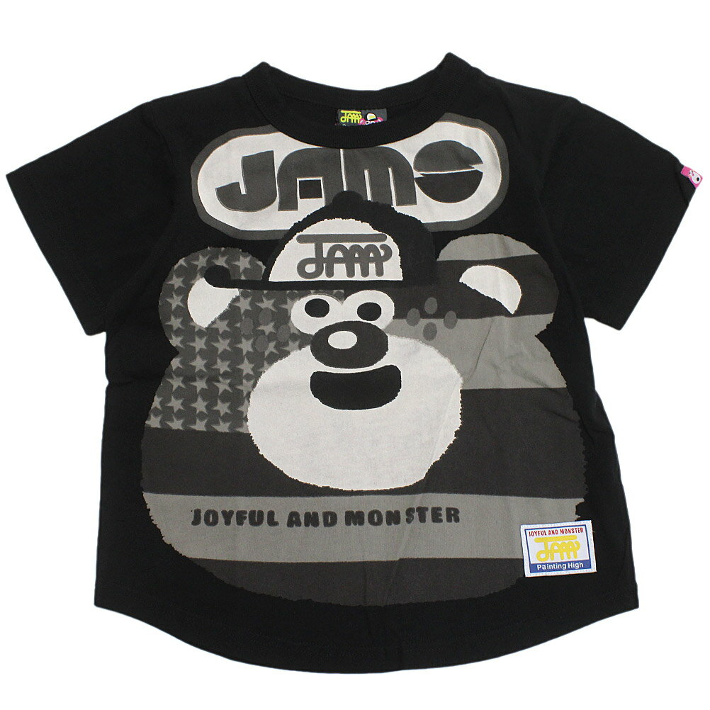 樂天商城 - 【ジャム/JAM/子供服/キッズ/男の子/女の子】 USAテンチョーTシャツ ブラック