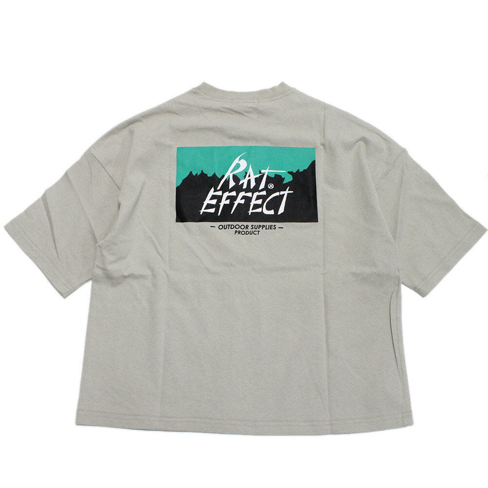  あす楽 Moutain スーパーBIG Tシャツ グレイッシュベージュ