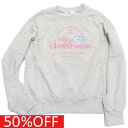 【アルジー/algy/ジュニア/女の子/JS/ガールズ】 セール 【50%OFF】 フレーク入りパッチトレーナー グレー(GY)
