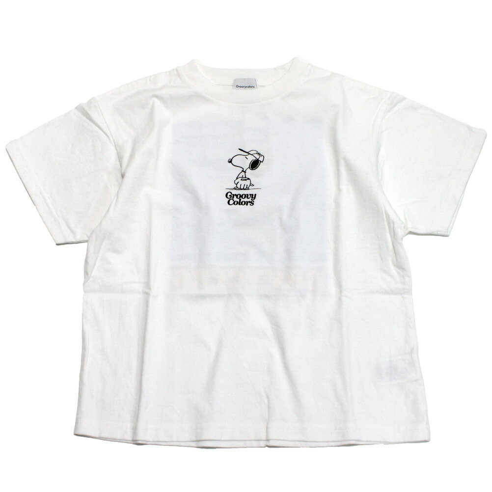 Rakuten - 【子供服/グルーヴィーカラーズ/groovy colors/ジュニア/男の子】 テンジク SNOOPY BASEBALL TEE 1W白