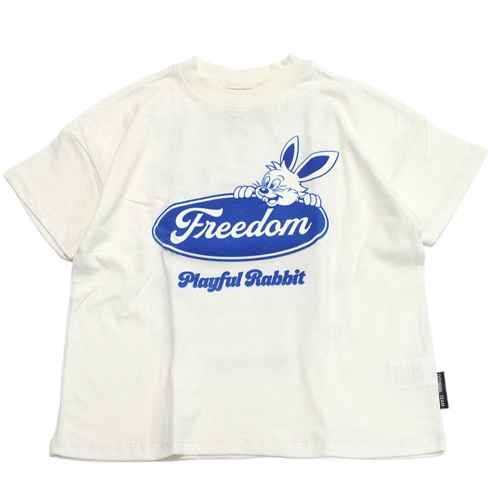 “オフィシャルチーム”のOE天竺 プレイフルラビットTシャツ・肩を落としたゆとりのあるTシャツ・ポップなうさぎのキャラクターをプリント・フェルトのような質感のフロッキープリント・コットン天竺素材で着心地のいい1枚本体　綿100%リブ部分　綿95%　ポリウレタン5%ブラックブルー関連キーワード:子供服 キッズ 男の子 女の子 ガールズ ボーイズ 女子 男子 ジュニア jr ユニセックス オフホワイト 120cm 130cm 140cm 150cm S(160)cm M(170)cm ofi1126243トップ&nbsp;>&nbsp;ブランド一覧&nbsp;>&nbsp;ア&nbsp;>&nbsp;オフィシャルチーム(OFFICIAL TEAM)トップ&nbsp;>&nbsp;アイテム一覧&nbsp;>&nbsp;トップス&nbsp;>&nbsp;半袖Tシャツトップ&nbsp;>&nbsp;ボーイズ・ユニセックス&nbsp;>&nbsp;トップス&nbsp;>&nbsp;半袖Tシャツサイズ(cm)120130140150S(160)M(170)着丈(BC)485156616469身幅444750535560ゆき丈343839414648採寸結果は全てセンチ表記です。商品により多少の誤差がございます。目安とお考え下さい。※BCはバックセンター（首から裾までの後中心）です。※SNPはサイドネックポイント（肩から裾までの直線で計測した長さ）です。生地の透け感なしあり生地の厚み薄手普通厚手生地の伸縮性なしややありありa228a229a293a326a