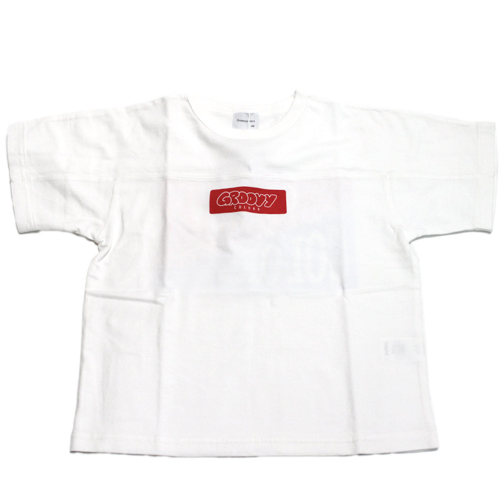 樂天商城 - 【子供服/グルーヴィーカラーズ/groovy colors/ジュニア/男の子】 セール 【50%OFF】 テンジク GROOVY COLORS FOOTBALL TEE 1W白