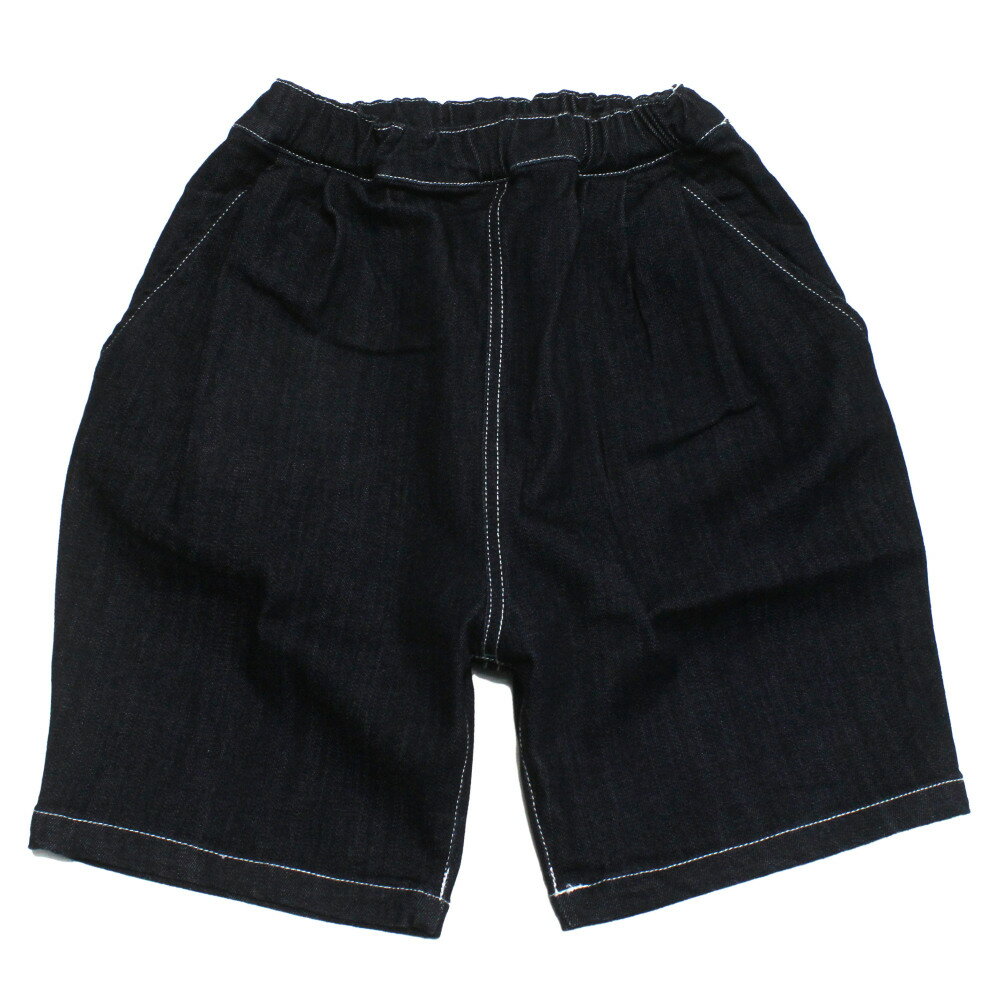 Denim - 【オフィシャルチーム OFFICIALTEAM】 カットデニムタックショーツ ネイビー