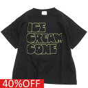 【子供服/グルーヴィーカラーズ/groovy colors/ジュニア/男の子】 セール 【40%OFF】 テンジク ICE CREAM TEE 2BK黒