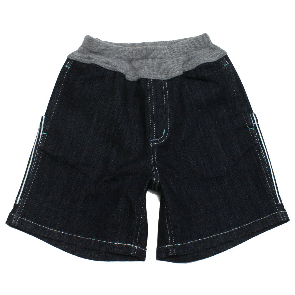 Denim - 【オフィシャルチーム OFFICIALTEAM】 カットデニムマウンテンショーツ ネイビー