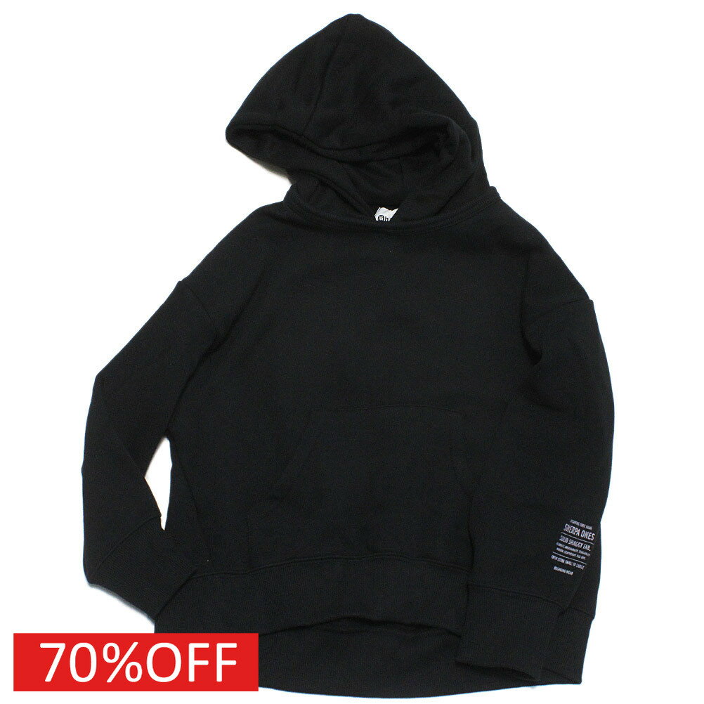 Plain - 【ハイキング /highking/子供服/ジュニア/男の子/】 セール 【70%OFF】 shrpa フーディー ブラック