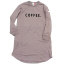 【FOV/フォブ/こども服/キッズ/親子/カジュアル】 COFFEE. L/S ワンピース グレーパープル(GP)