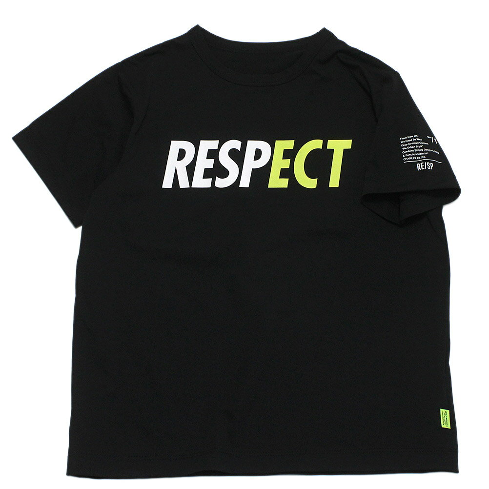 樂天商城 - 【RESP/アールイーエスピー/子供服/RE/SP/ジュニア】 RESPECT Tee ブラック
