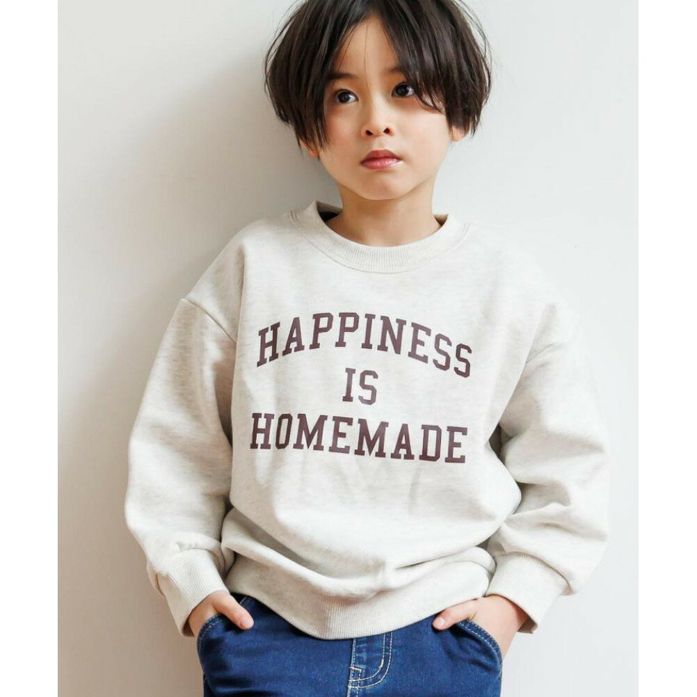 【子供服/makeyourday/ベビー/メイクユアデイ/キッズ/ジュニア】 セール 【50%OFF】 カレッジロゴトレーナー ライトグレー(LG) - 2