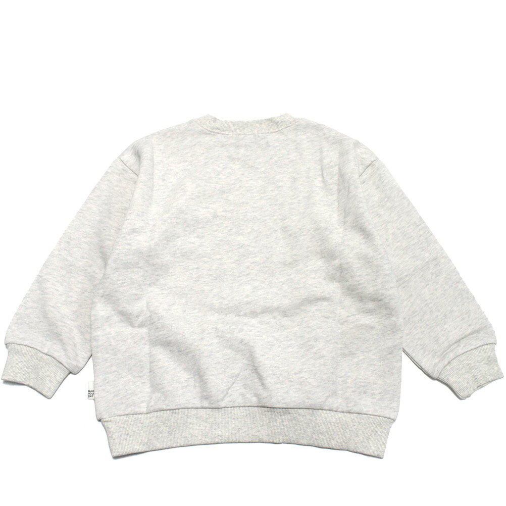 【子供服/makeyourday/ベビー/メイクユアデイ/キッズ/ジュニア】 セール 【50%OFF】 カレッジロゴトレーナー ライトグレー(LG) - 3