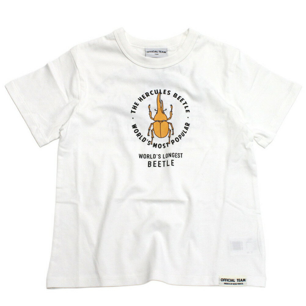 樂天商城 - 【オフィシャルチーム OFFICIALTEAM】 インセクトロゴTシャツ ホワイト