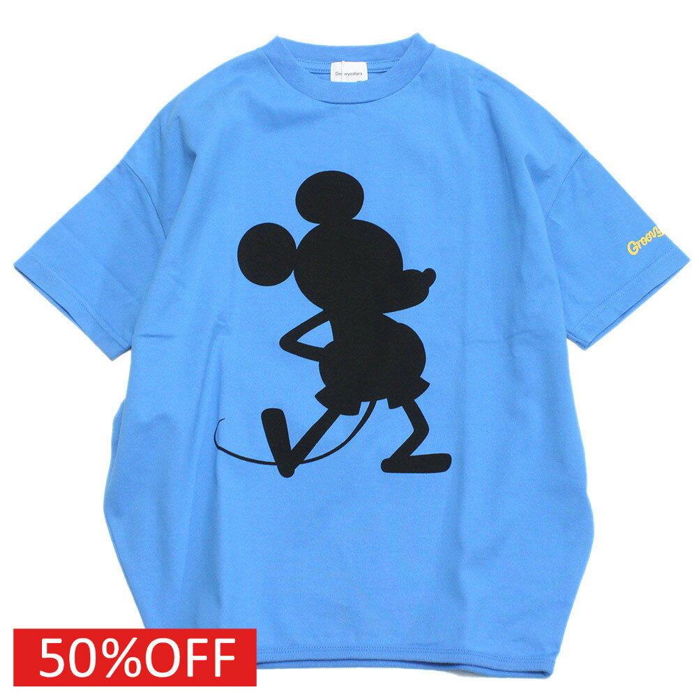 Rakuten - 【子供服/グルーヴィーカラーズ/groovy colors/ジュニア/男の子】 セール 【50%OFF】 テンジク MICKEY バルーン TEE 44LBL淡青