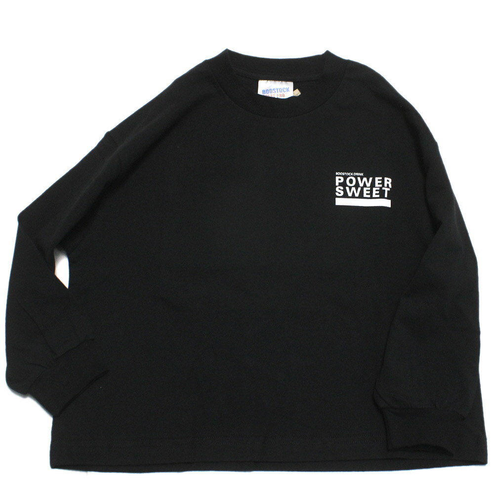 【ブーストック/子供服/BOOSTOCK/ジュニア】 セール 【50%OFF】 POWERSWEET L/S Tシャツ ブラック(BK)