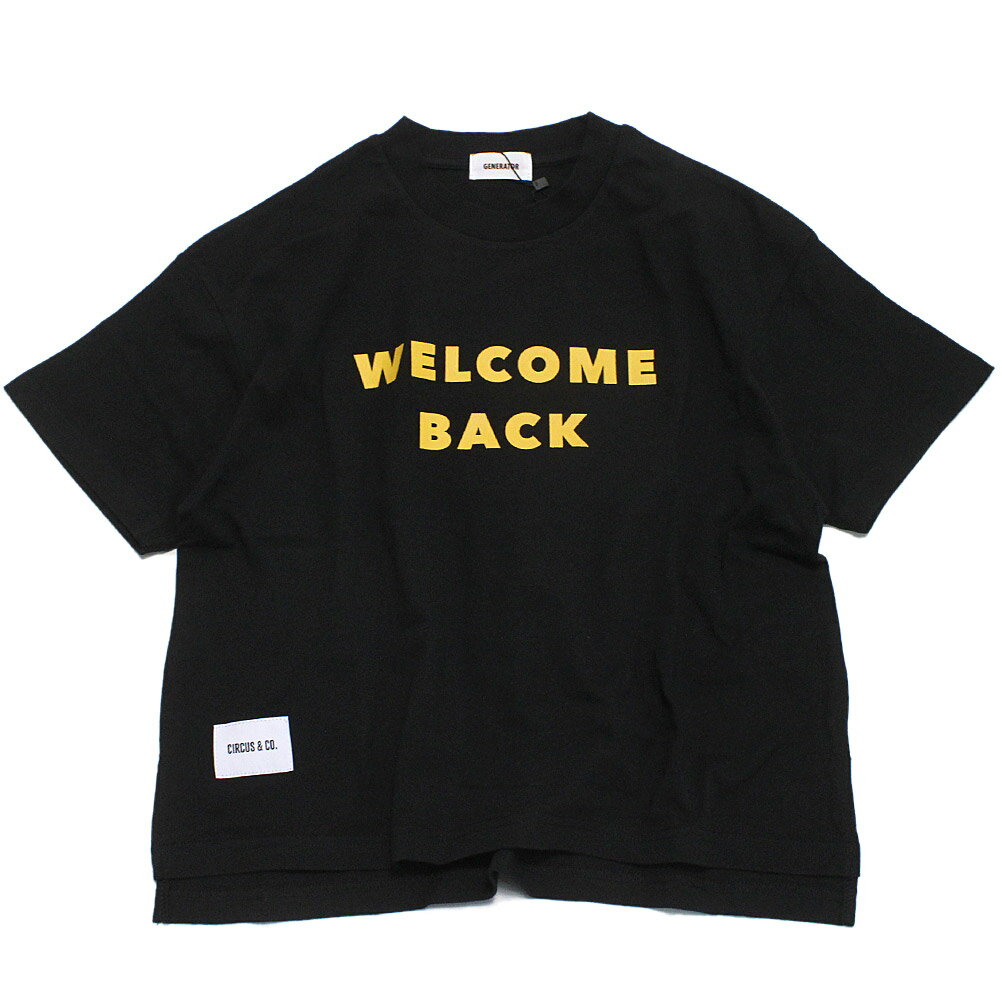  あす楽 WELCOME BACK Tシャツ ブラック(BK)