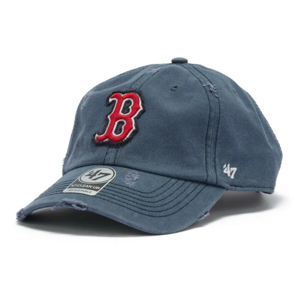 樂天商城 - 【’47/フォーティーセブン/帽子/キャップ】 ’47 CLEAN UP RED SOX WELL-WORN CAP ラステッドネイビー