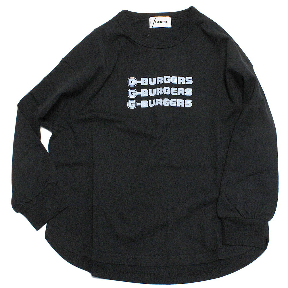  セール  あす楽 G-BURGERS L/S Tシャツ ブラック(BK)