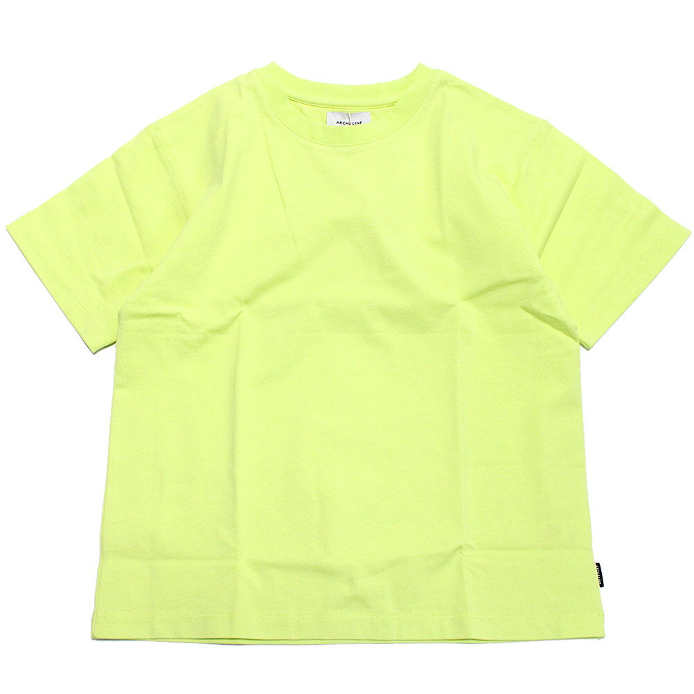 楽天子供服ミリバール【アーチ＆ライン/ARCH&LINE/子供服/アーチアンドライン/親子】 あす楽 OG CLEAR COTTON BASIC Tシャツ レモン（21）