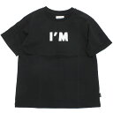 【アーチ＆ライン/ARCH LINE/子供服/アーチアンドライン/親子】 あす楽 OG CLEAR COTTON I’M Tシャツ ブラック(19)