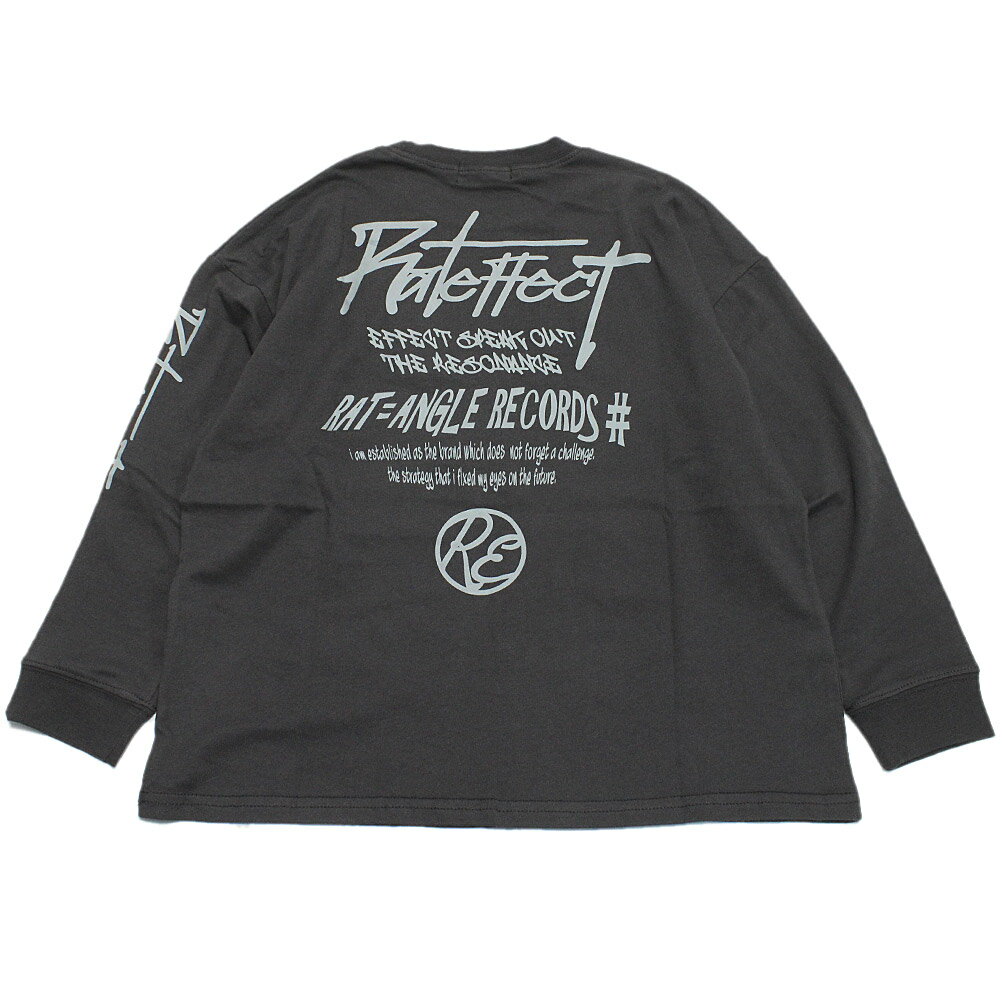 Rakuten - 【RAT EFFECT ラットエフェクト 子供服 ジュニア】 セール 【50%OFF】 PREストリートロゴ2スーパービッグロンT チャコールグレー