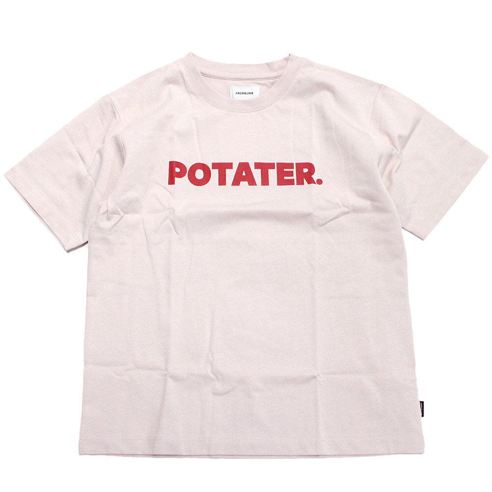 楽天子供服ミリバール【アーチ＆ライン/ARCH&LINE/子供服/アーチアンドライン/親子】 あす楽 OG CLEAR COTTON POTATER Tシャツ ピンク（31）