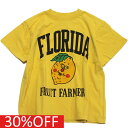 【ニードルワークス/ジュニア服/NEEDLEWORKS】 セール 【30%OFF】 30/-天竺HAPPINESS Tシャツ イエロー
