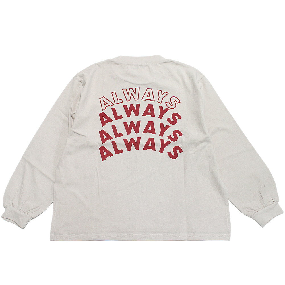 【子供服/ジュニア/アンディニー/undeny./キッズ/大人/女の子】 セール 【50%OFF】 NEVER L/S Tシャツ サンド(SD)