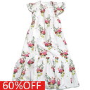 【クリスティーナローデ ChristinaRohde 子供服 】 セール 【50%OFF】 あす楽 long white floral ドレス ホワイト(004)