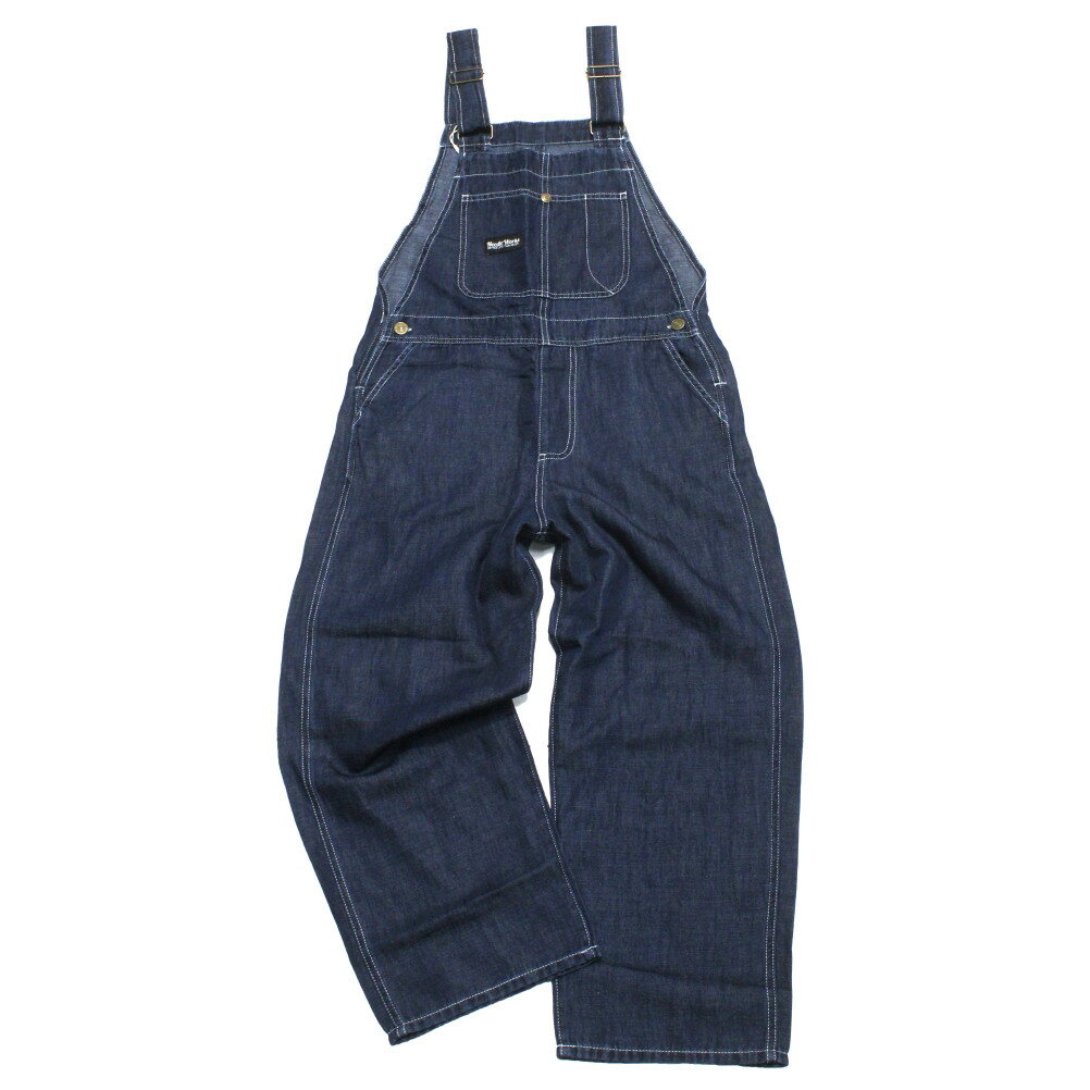Overalls - 【ニードルワークス/ジュニア服/NEEDLEWORKS】 綿麻レーヨンデニムサロペット インディゴネイビー