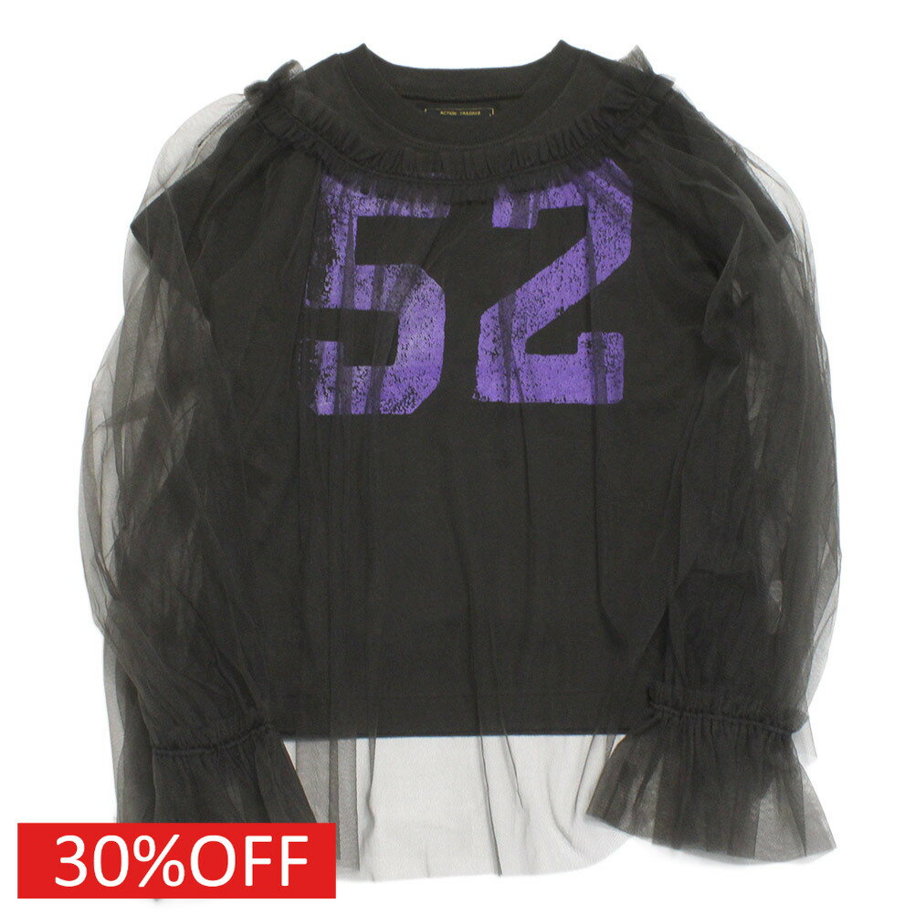 乐天商城 - 【ゴートゥーハリウッド GO TO HOLLYWOOD/子供服/親子】 セール 【30%OFF】 テンジク オメカシ TEE 17CGRチャコール