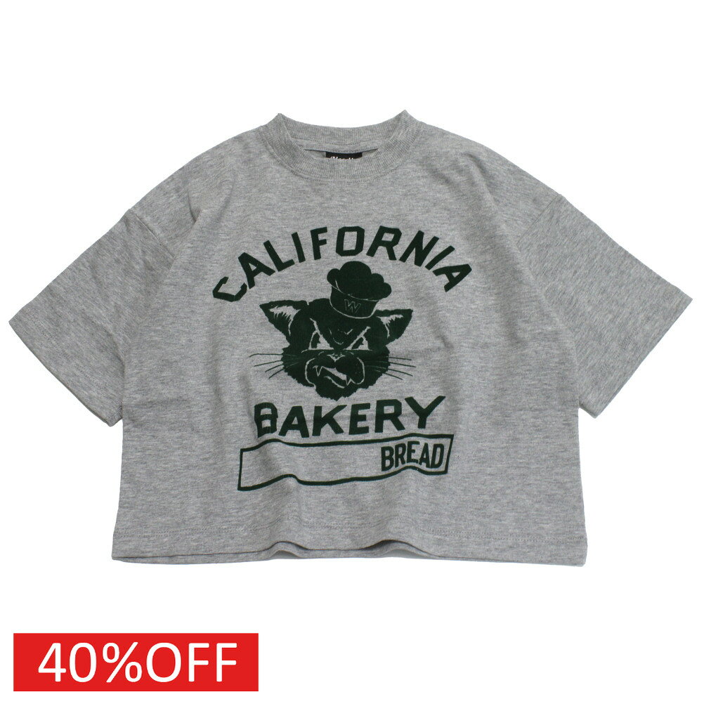  セール  CALIFORNIA BAKERY Tシャツ トップグレー