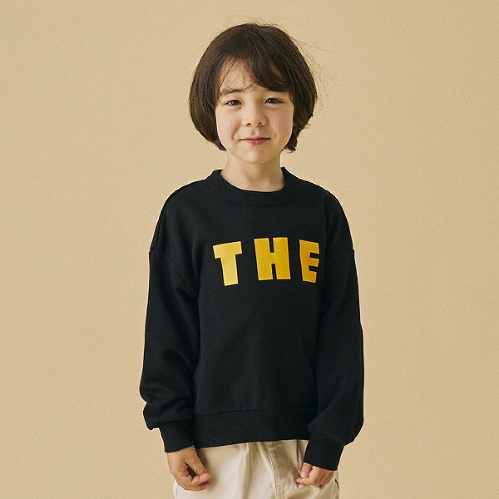 【FOV/フォブ/こども服/キッズ/親子/カジュアル】 THE ビッグトレーナー【9月入荷予定】 ブラック(BK)
